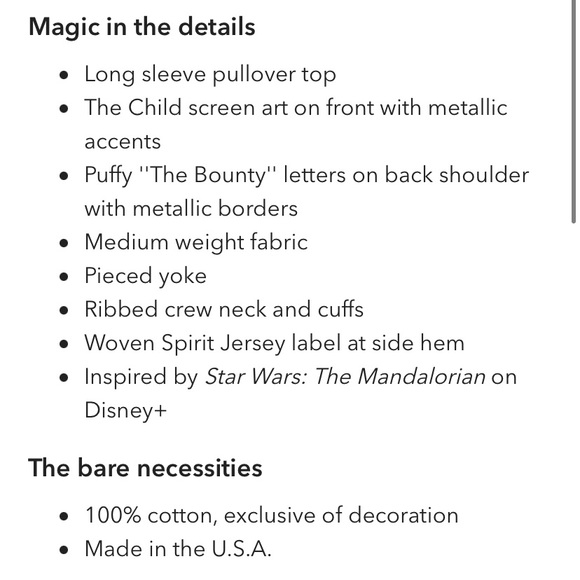 The Child Spirit Jersey for Adults – Star Wars - Picture 10 of 10